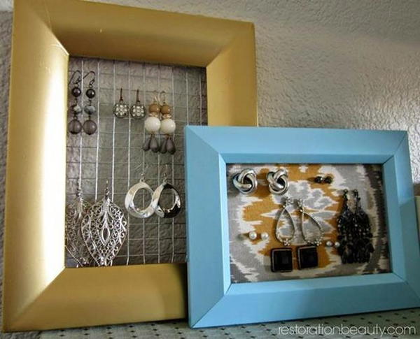 DIY Earring Holder