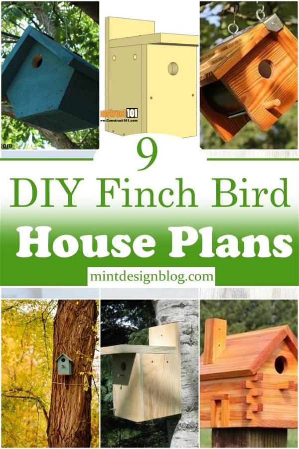 9 DIY Finch Bird House Plans To Attract Birds - Mint Design Blog