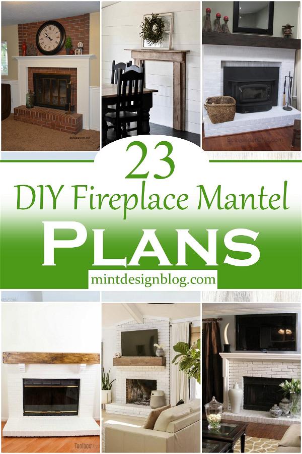 DIY Fireplace Mantel Plans 1