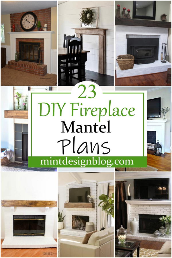 DIY Fireplace Mantel Plans 2