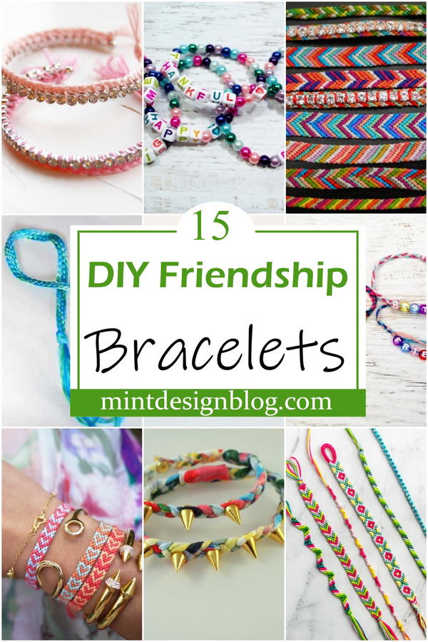 15 DIY Friendship Bracelets - How to Make Friendship Bracelets - Mint ...