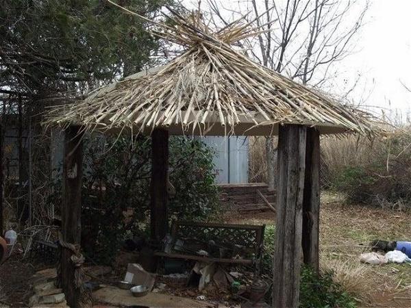 DIY Gazebo From Satellite Dish