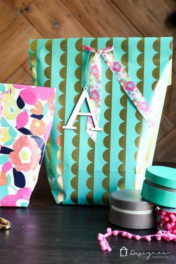 DIY Gift Bag From Wrapping Paper