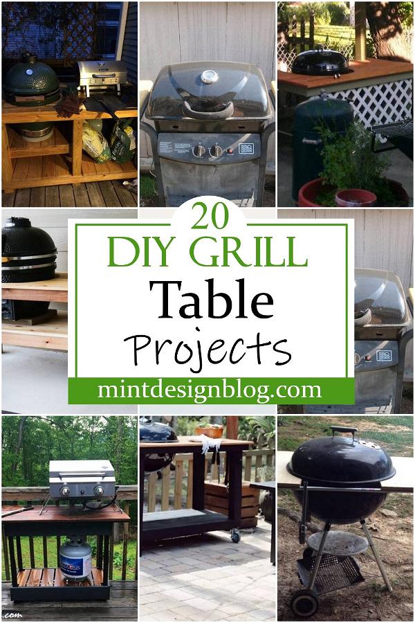 DIY Grill Table Projects 2
