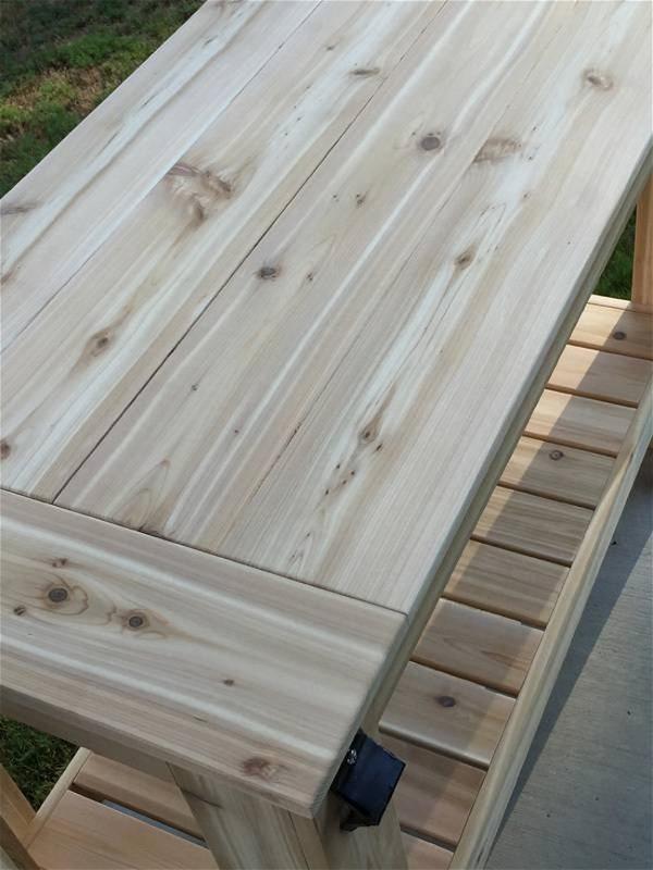 DIY Grilling Table