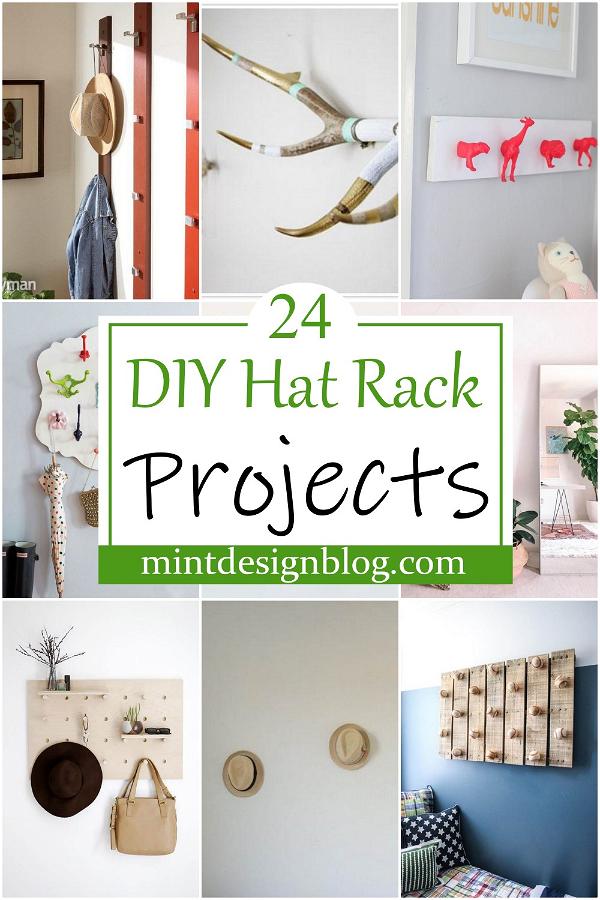 DIY Hat Rack Projects 2