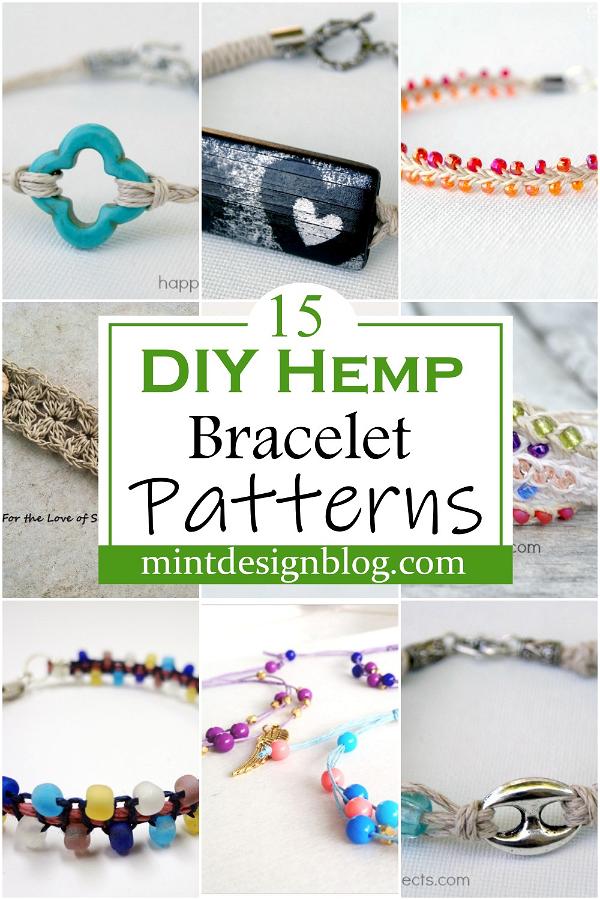 DIY Hemp Bracelet Patterns 1