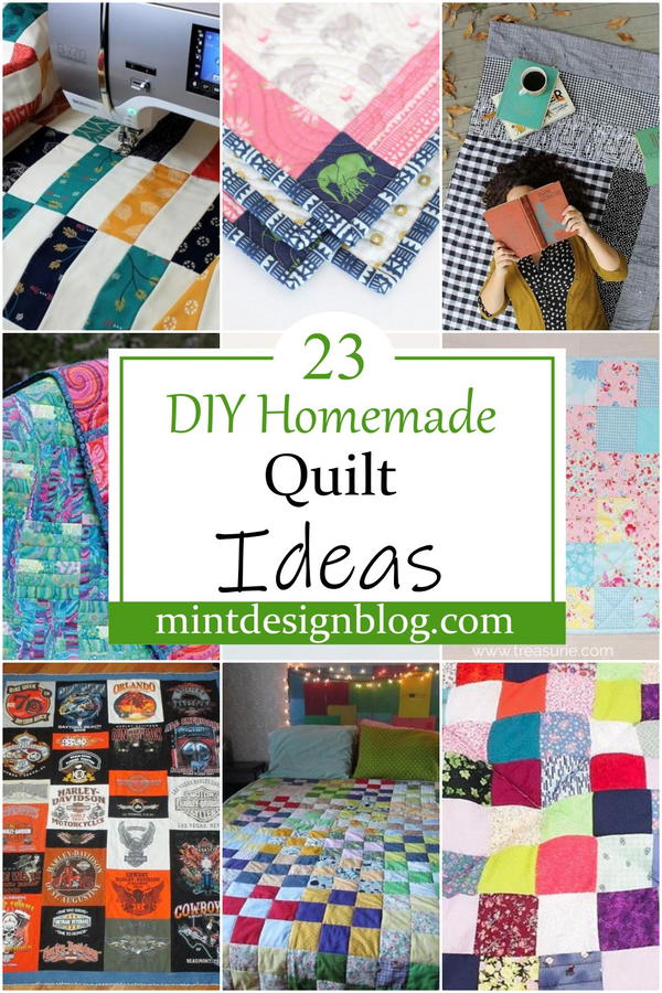 23 DIY Homemade Quilt Ideas - Mint Design Blog