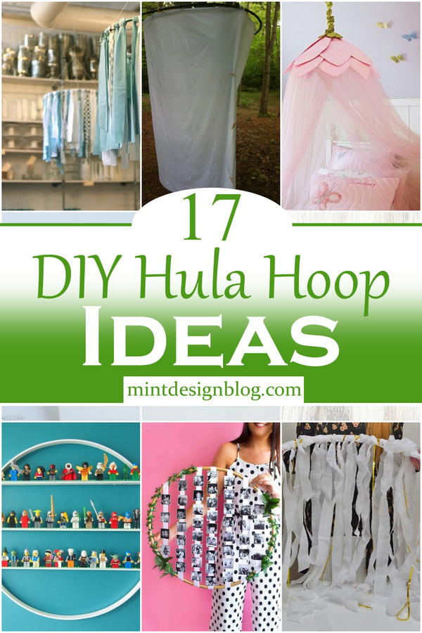 17 Fun And Easy DIY Hula Hoop Ideas For Home Decor - Mint Design Blog