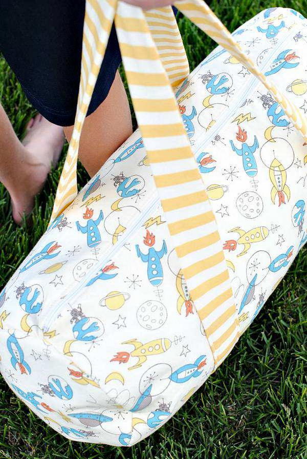 DIY Kids Duffle Bag