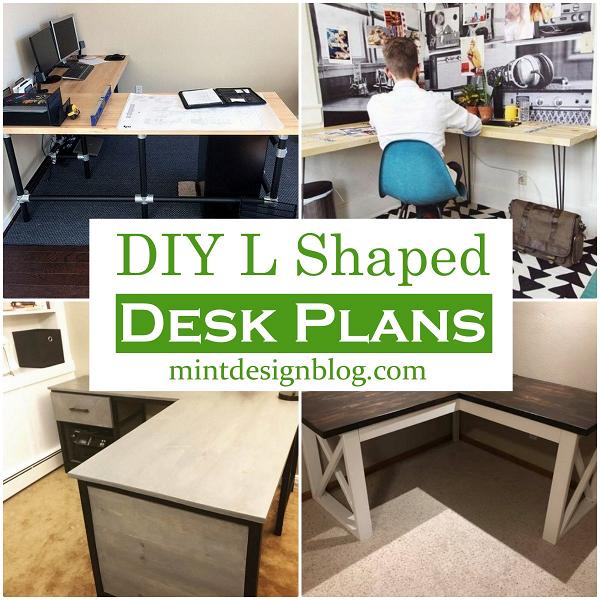 DIY L Shaped Desk Plans