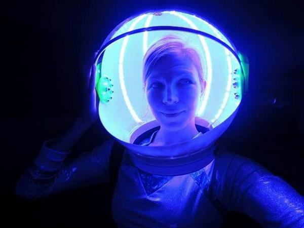 DIY LED Space Helmet