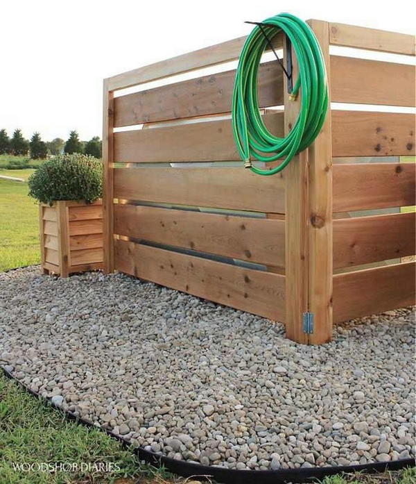 DIY Louvered Planter Boxes