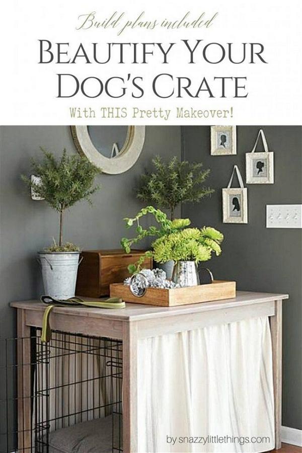 DIY Makeover for Dog’s Crate
