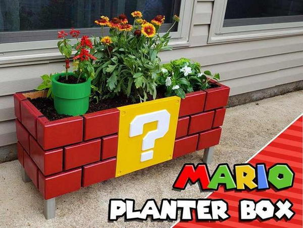 DIY Mario Planter Box