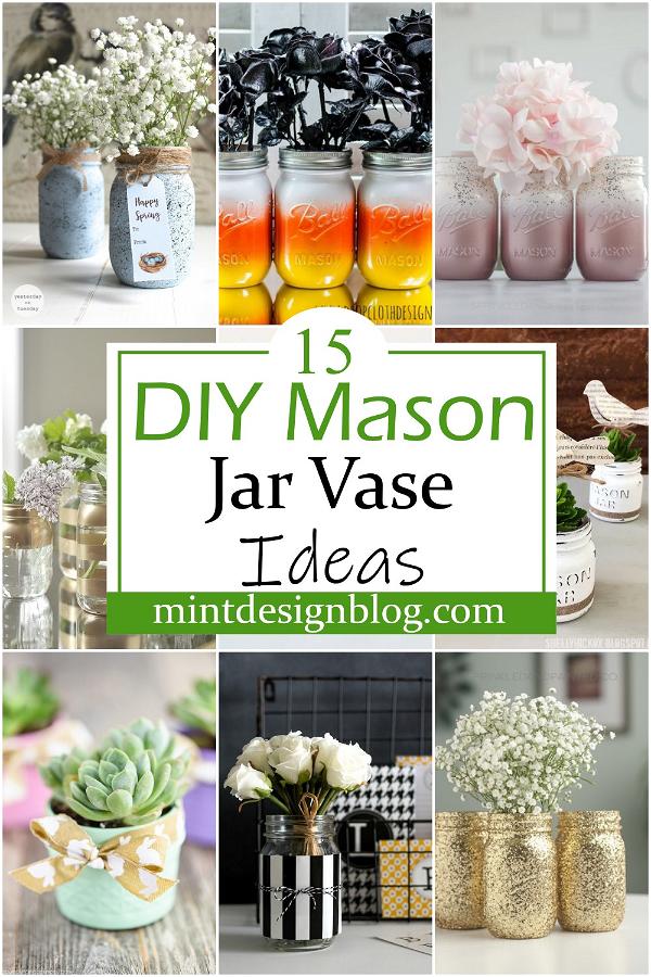 DIY Mason Jar Vase Ideas 1