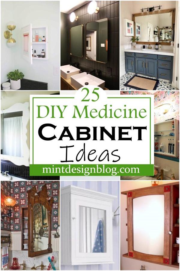 25 DIY Medicine Cabinet Ideas For Home Decor - Mint Design Blog