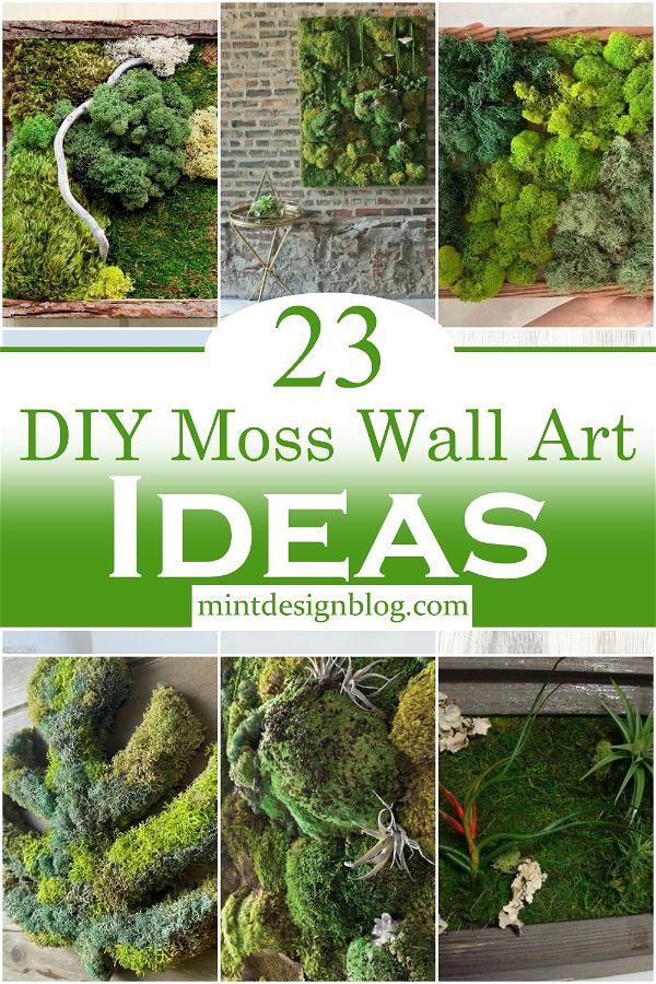 DIY Moss Wall Art Ideas 2