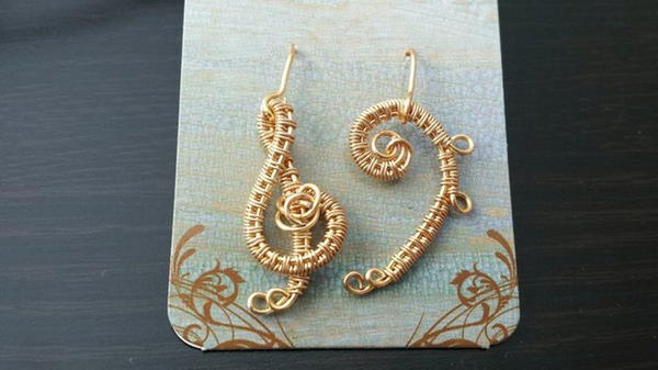 DIY Music Earrings