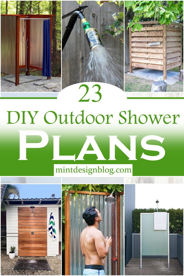 DIY Outdoor Shower Plans 1