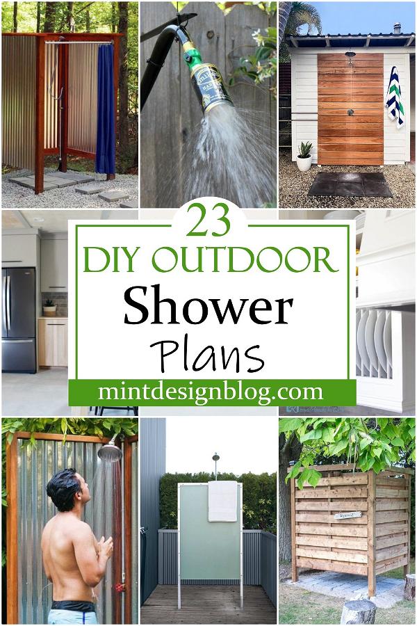 DIY Outdoor Shower Plans 2