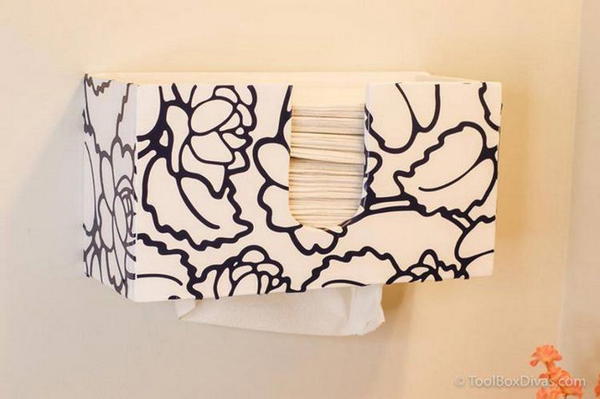 DIY Paper Towel Dispenser