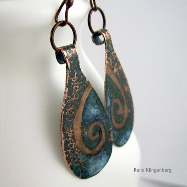 DIY Patina Earrings