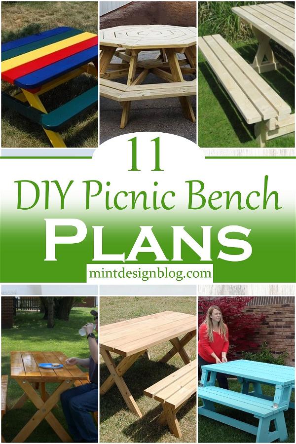 DIY Picnic Bench Plans 1