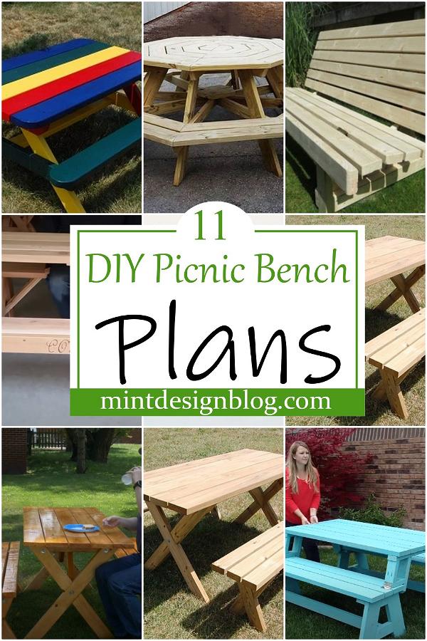 DIY Picnic Bench Plans 2