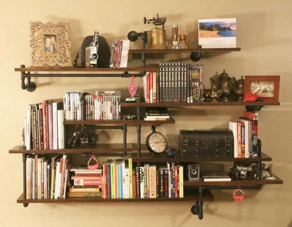 DIY Pipe Shelves 1