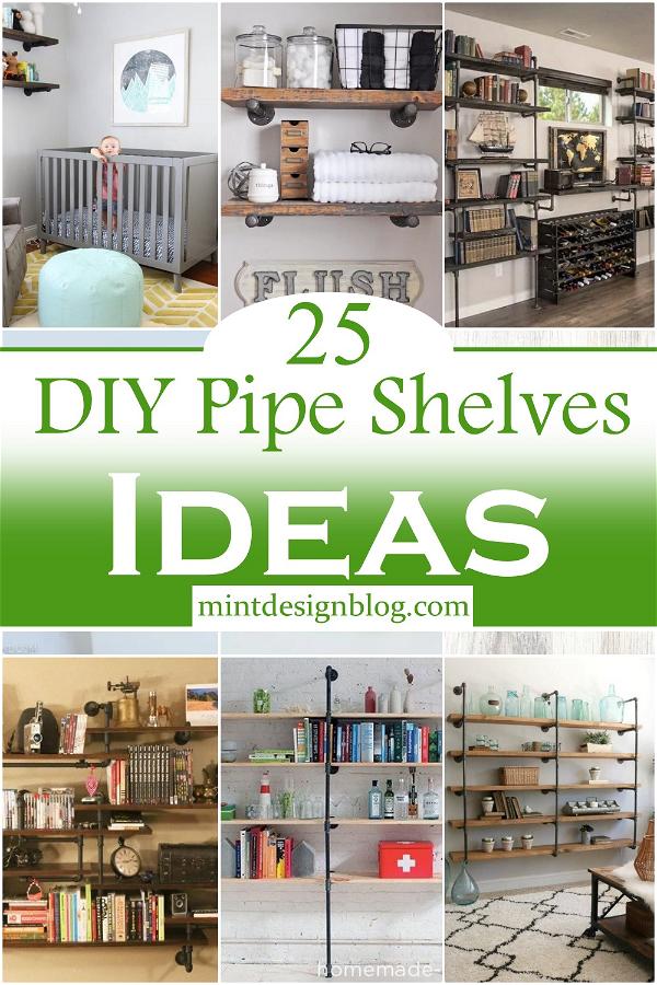 DIY Pipe Shelves Ideas 1