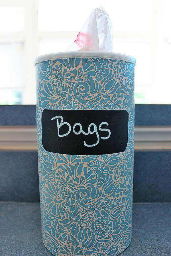 DIY Plastic Bag Holder 3