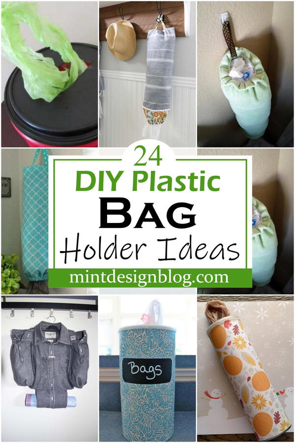 DIY Plastic Bag Holder Ideas 1