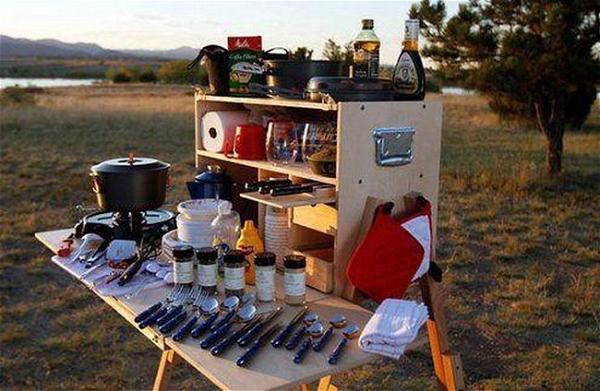 DIY Portable Camp Kitchen