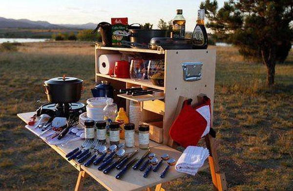 28 DIY Camp Kitchen Ideas - Mint Design Blog