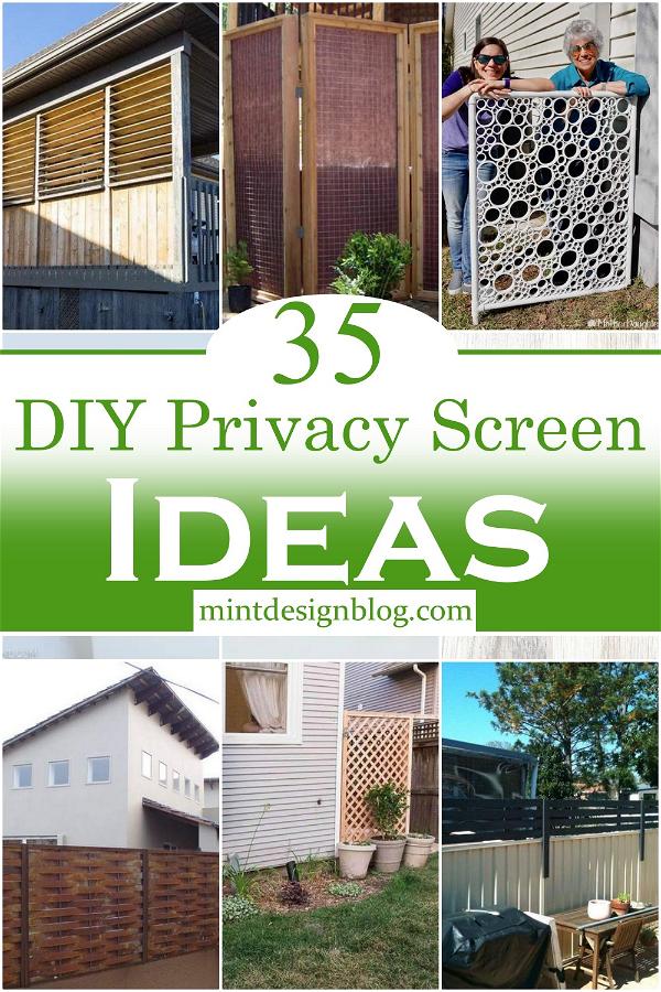 DIY Privacy Screen Ideas 1