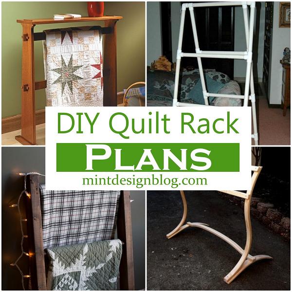 DIY QUILT RACK 