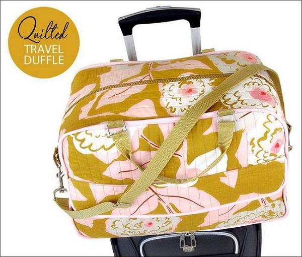 DIY Quilted Travel Duffle