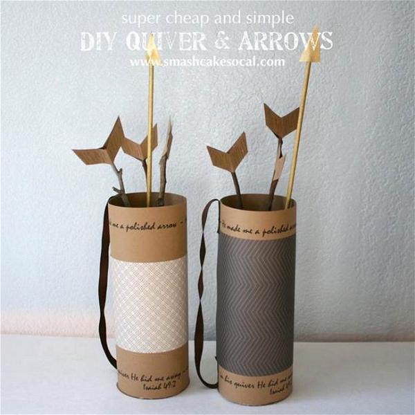 DIY Quiver And Arrows