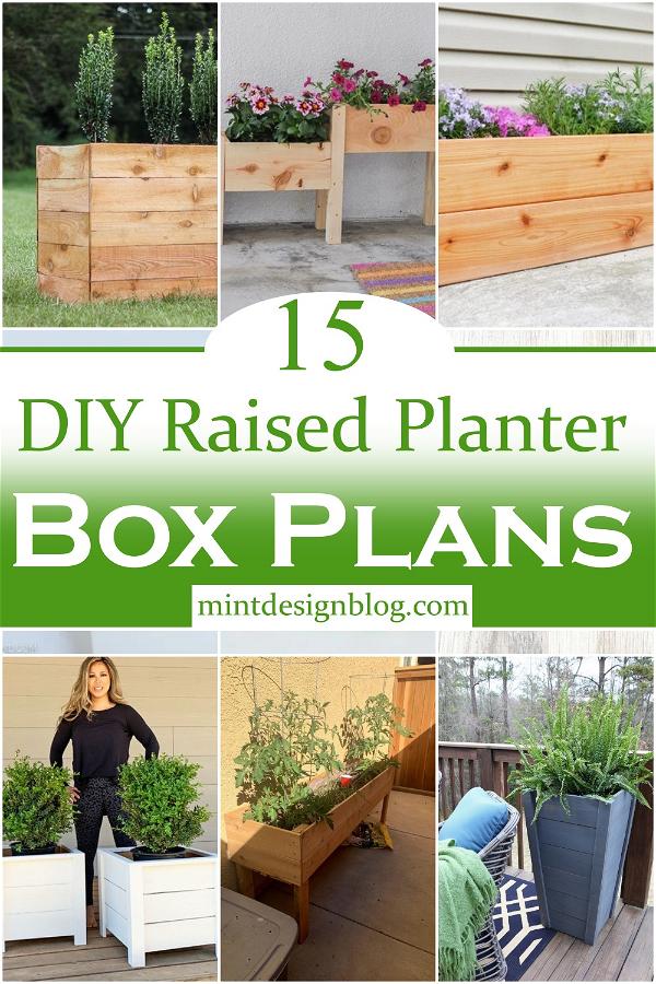 DIY Raised Planter Box Plans 1
