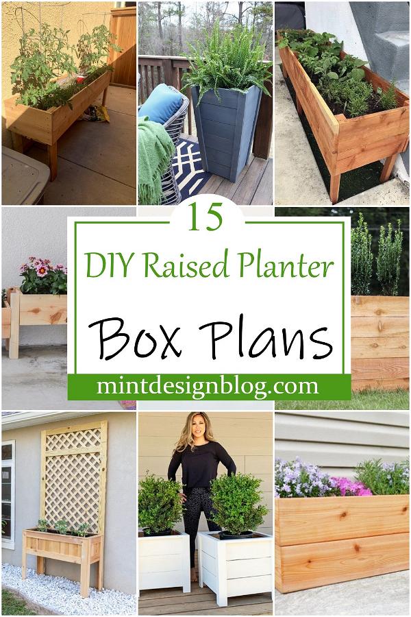 DIY Raised Planter Box Plans 2