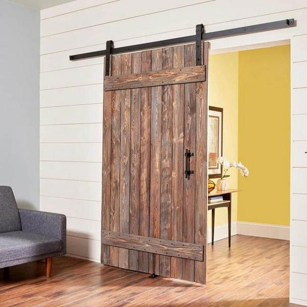 DIY Rustic Sliding Door