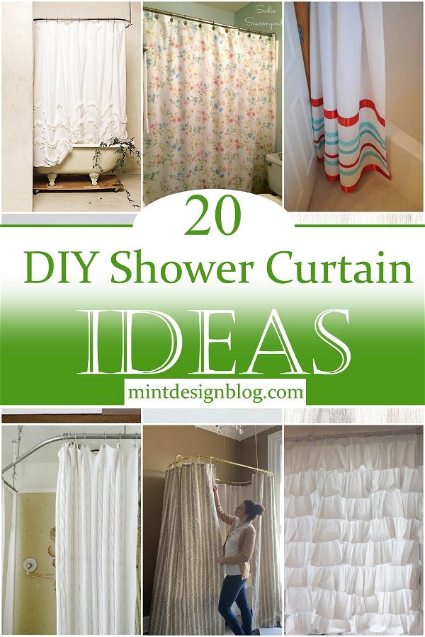 DIY Shower Curtain Ideas 2