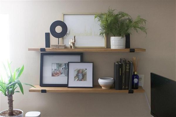 DIY Simple Wood Shelves