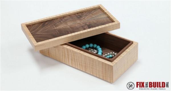 DIY Simple Wooden Jewelry Box
