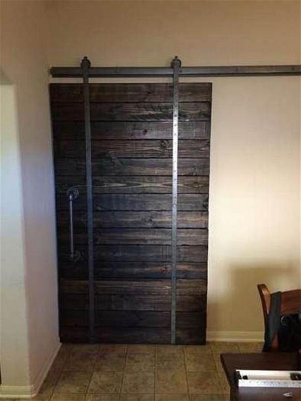 DIY Sliding Barnwood Door