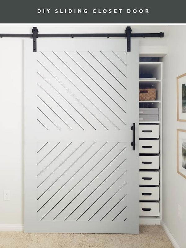 DIY Sliding Closet Door