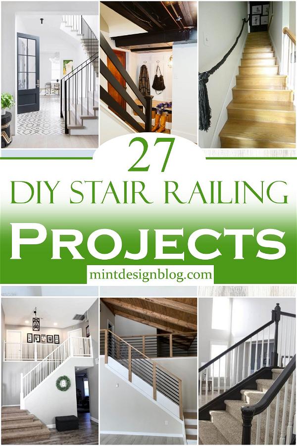 DIY Stair Railing Projects 1