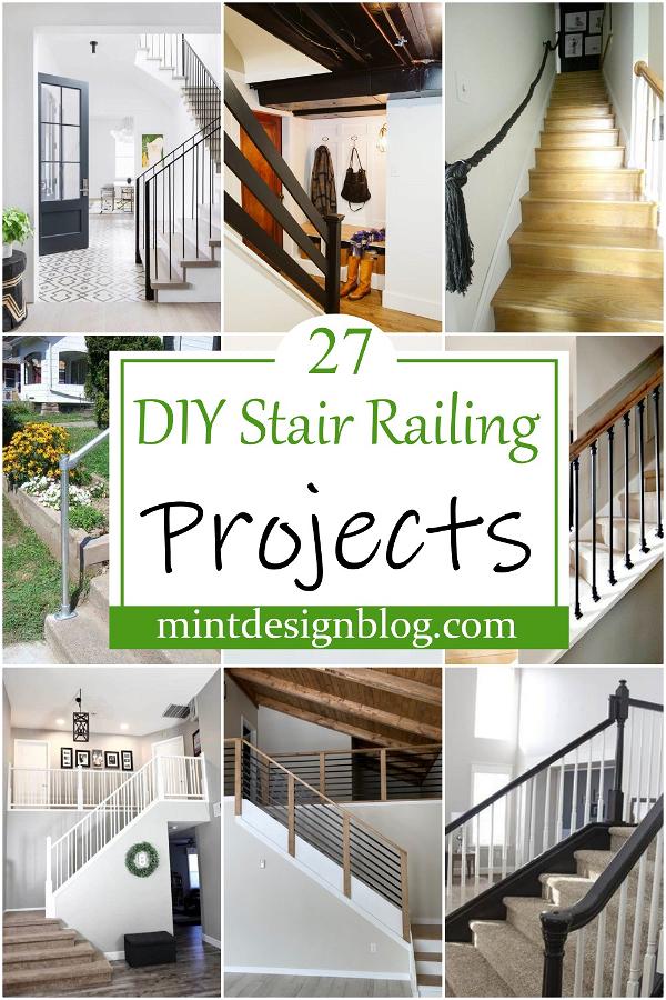 DIY Stair Railing Projects 2