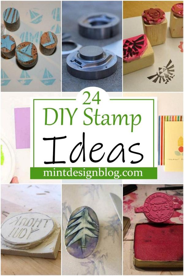 24 DIY Stamp Ideas - How Do You Make a Homemade Stamp - Mint Design Blog